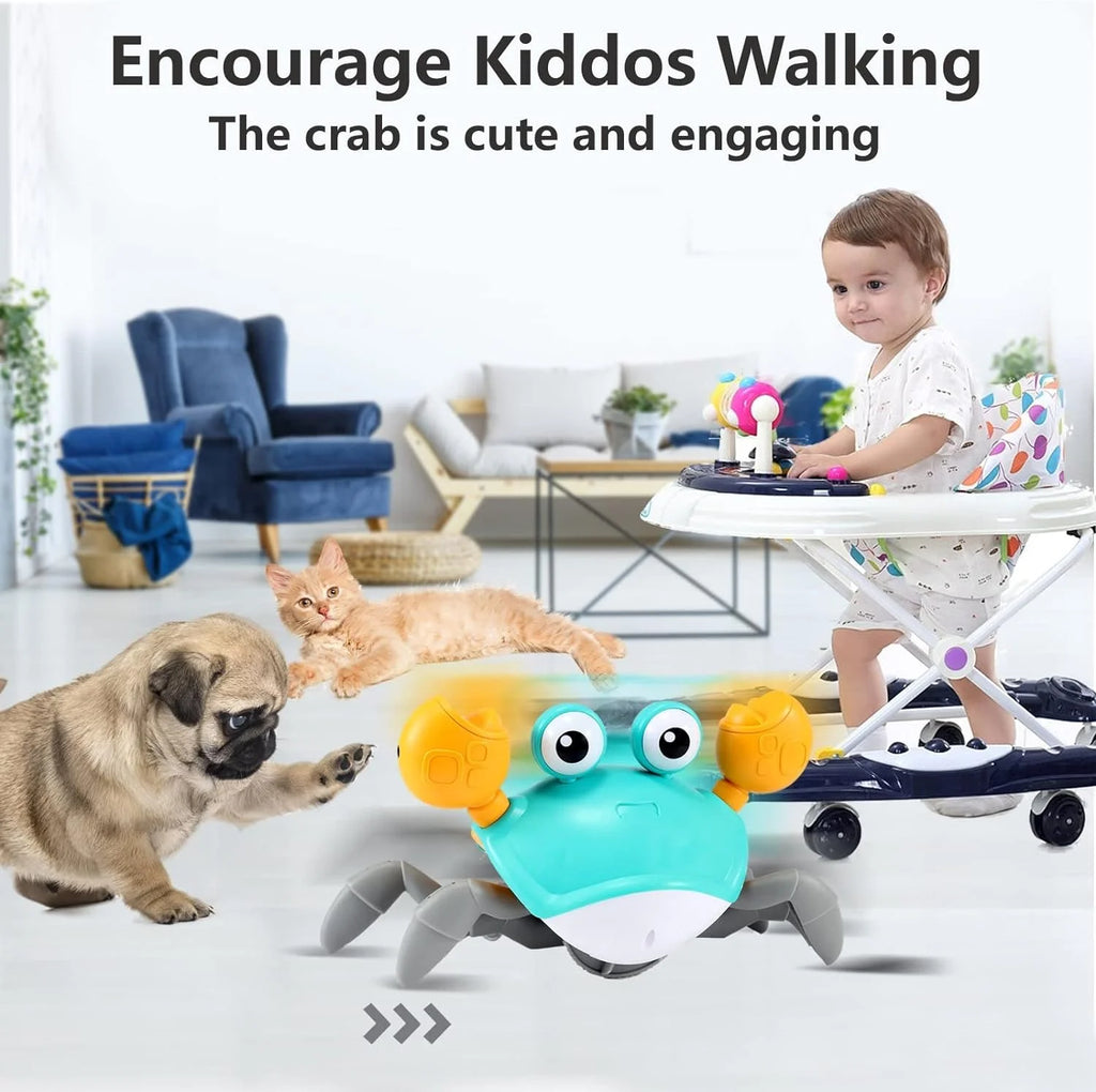 Crawling Crab Baby Toy with Music and Light N747