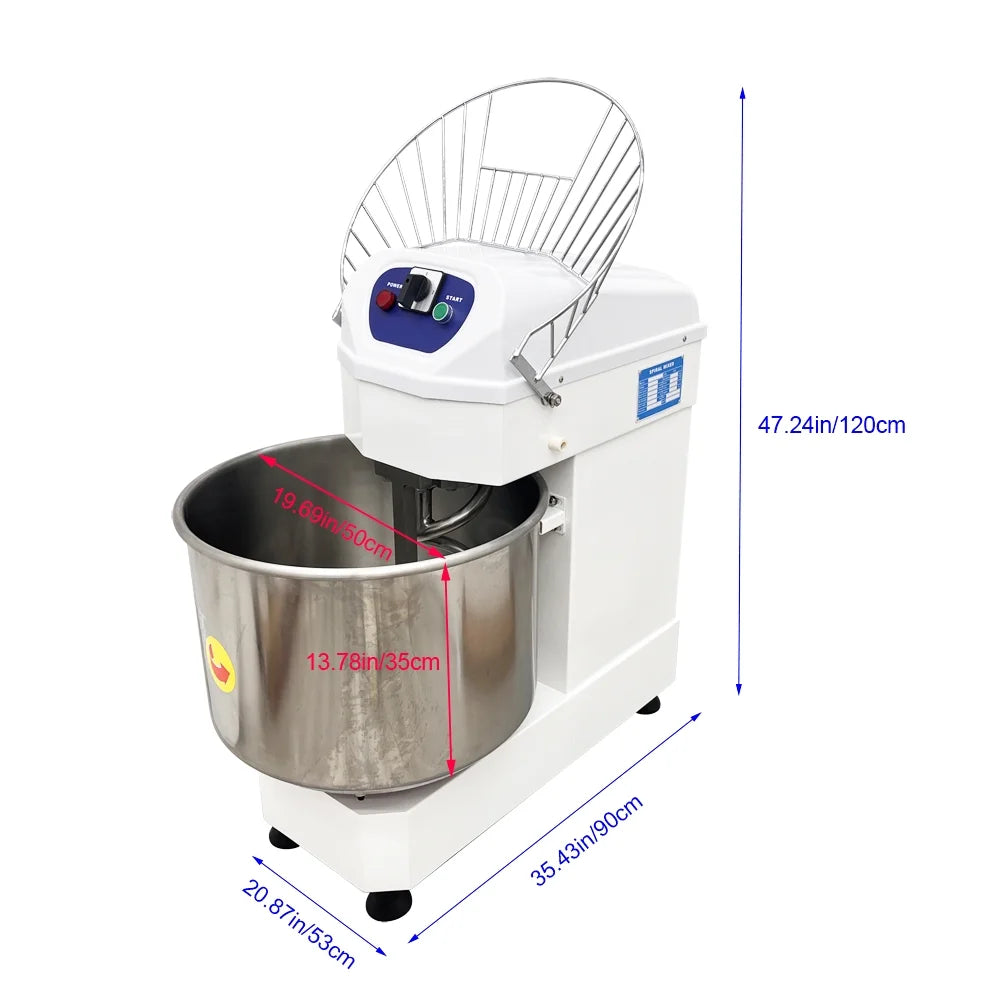 60L Commercial Stainless Steel Dough Mixer F49389