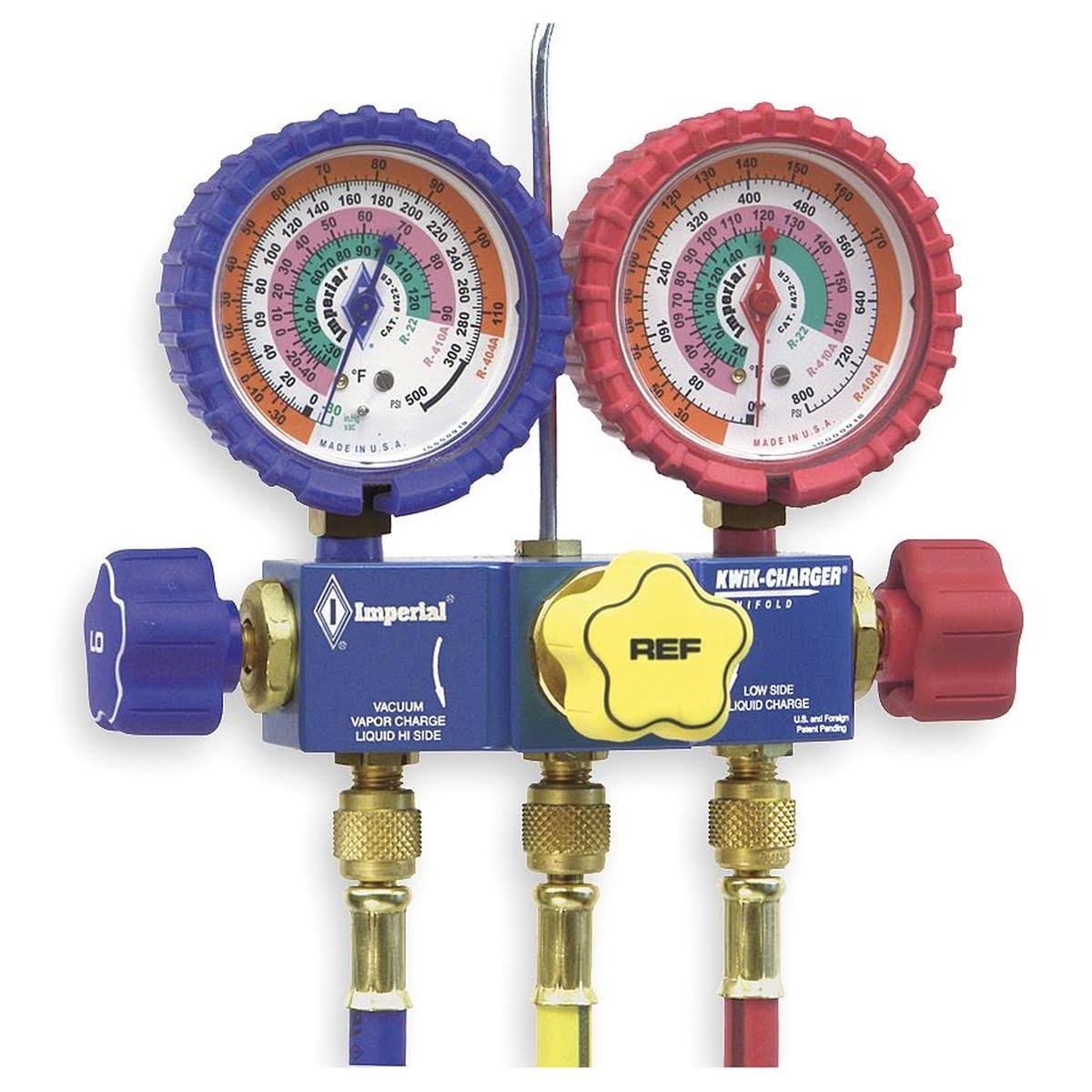 Mechanical Manifold Gauge Set, 3-Valve M414