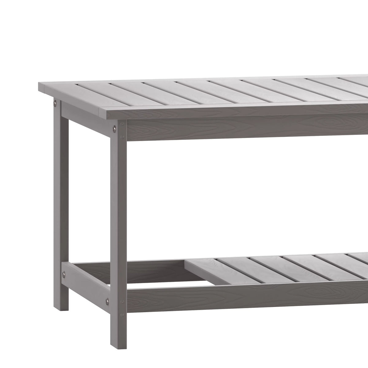 Gray Two Tiered Adirondack Coffee Table V8695