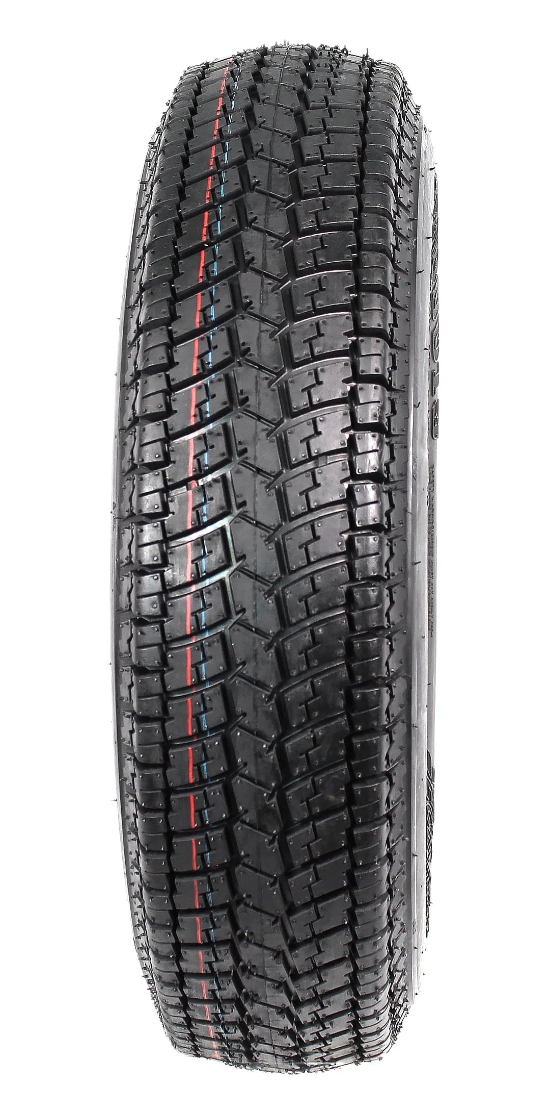 2-Pk Trailer Tires Rims ST175/80D13 5 Lug White Spoke Wheel X13938