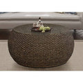 Walnut Drum Coffee Table P87460