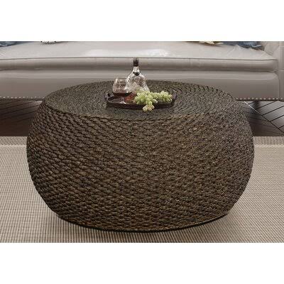 Walnut Drum Coffee Table P87460