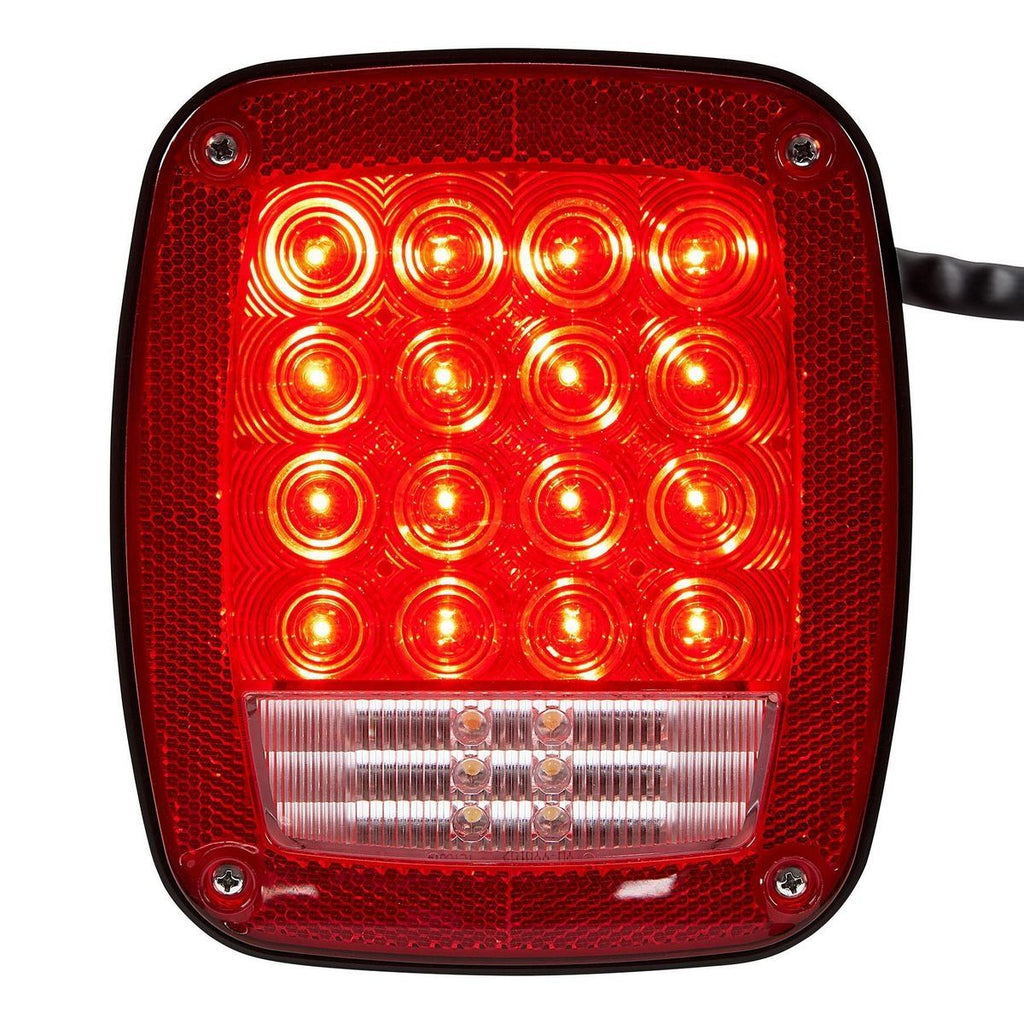 LED Rectangular 6 Function Tail Signal Light F8564