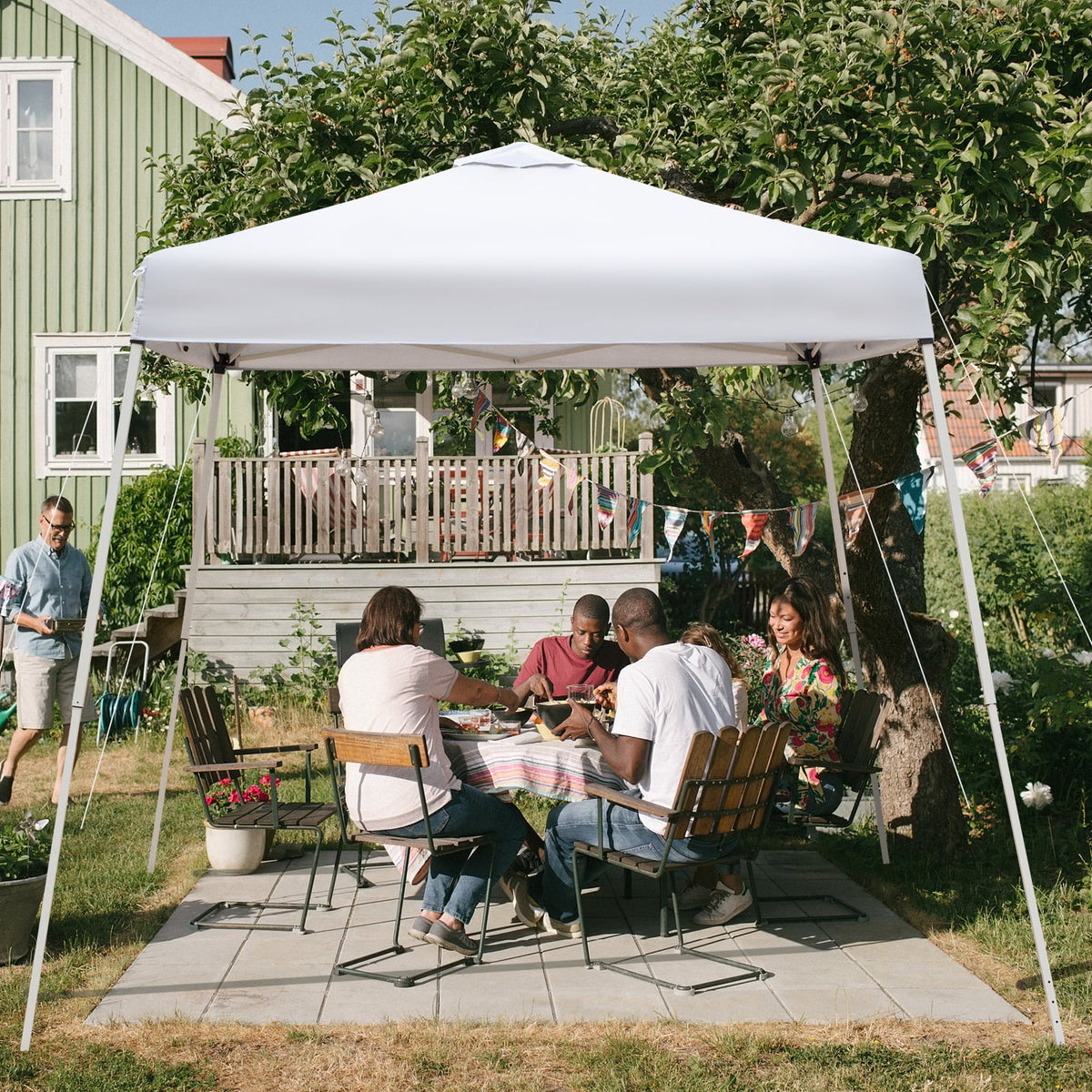 6.5' x 6.5' Pop Up Canopy Tent with Carry Bag R9622