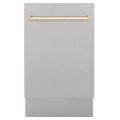 18 In. Stainless Steel Dishwasher with Gold Handle K928309