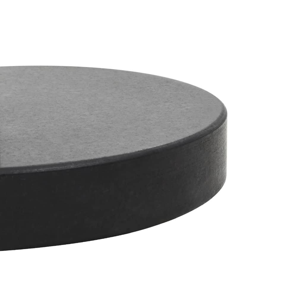 Granite Parasol Base 66.1 lb Square Black L1778