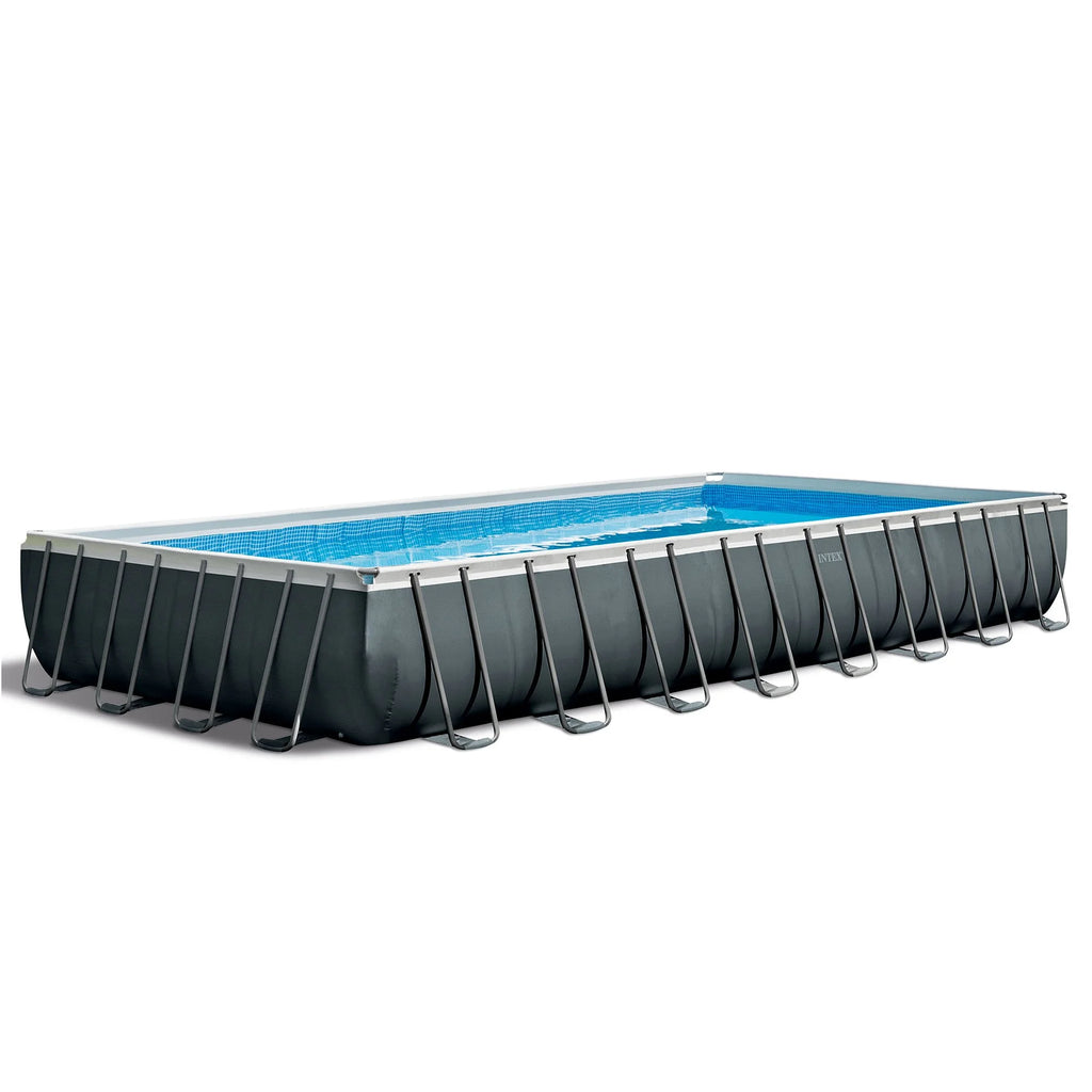 32' x 16' x 52 Rectangular Above Ground Pool Set with Filter Pump V3725