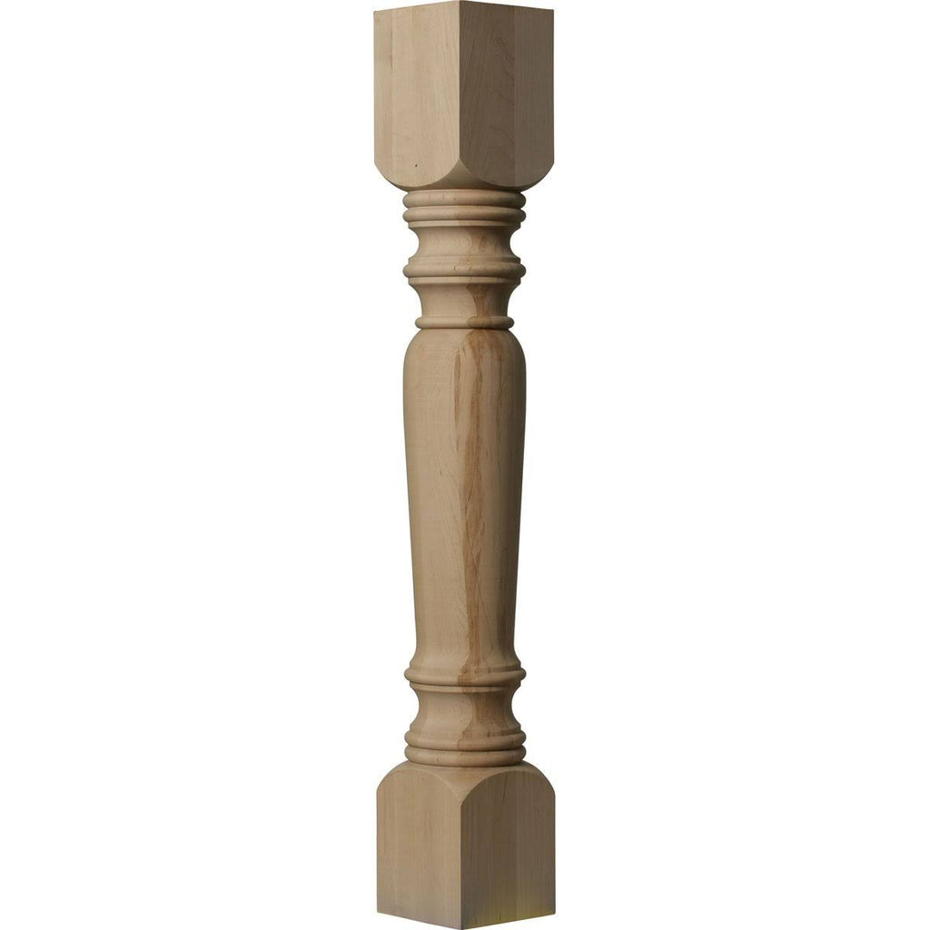 5-Inch W x 5-Inch D x 35 1/2-Inch H Tapered Cabinet Column P7614