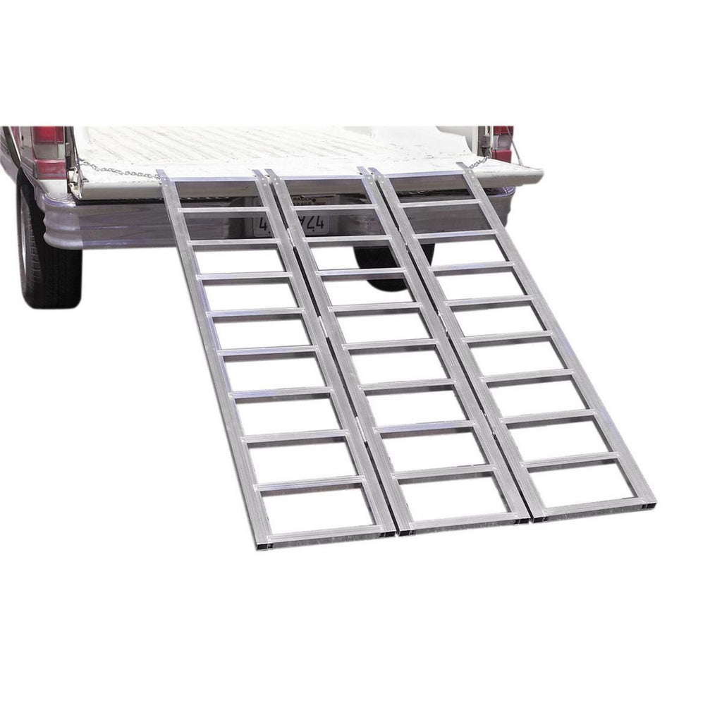 1500 lb. Capacity 45 in. x 69 in. Tri-Fold Aluminum Loading Ramp H617