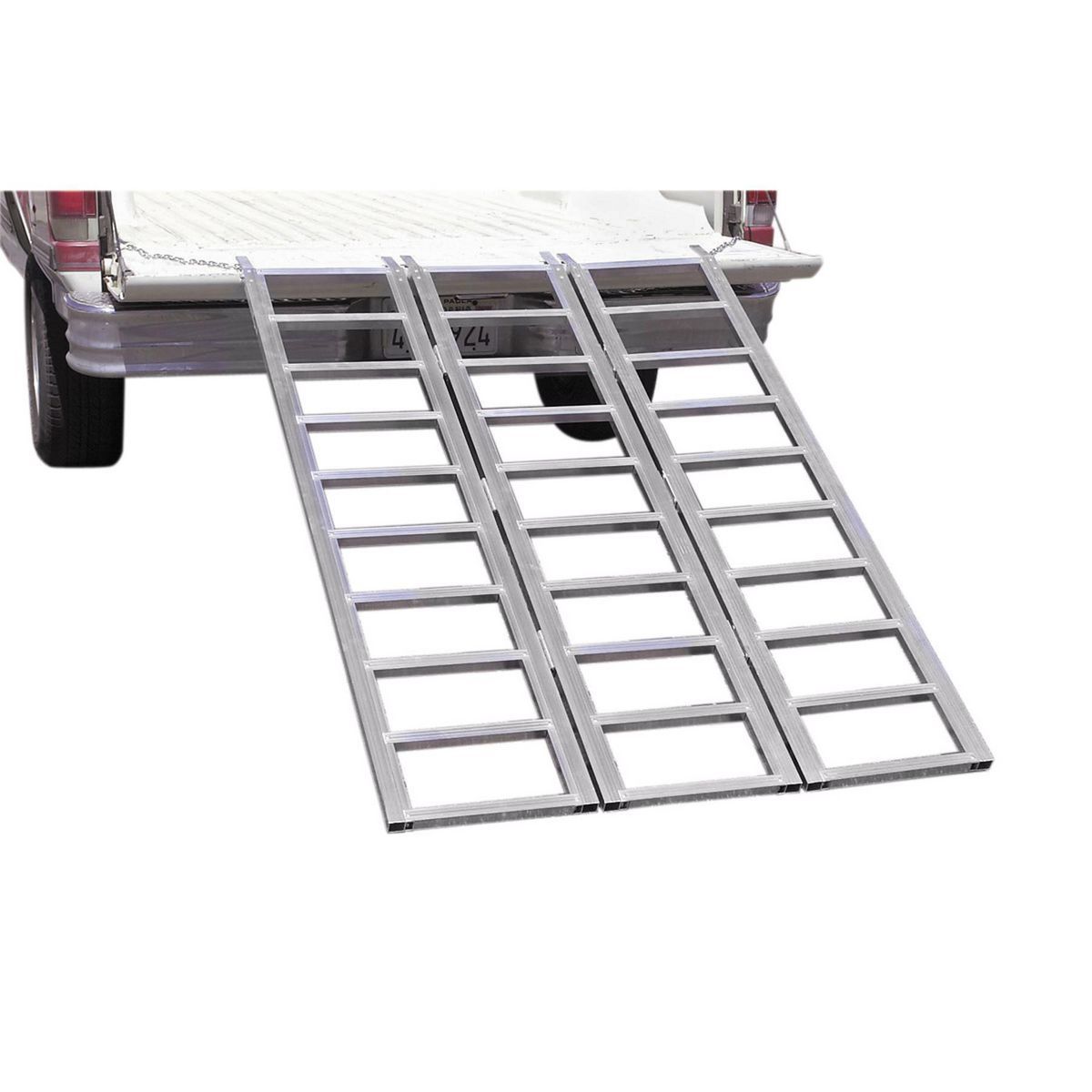 1500 lb. Capacity 45 in. x 69 in. Tri-Fold Aluminum Loading Ramp H617