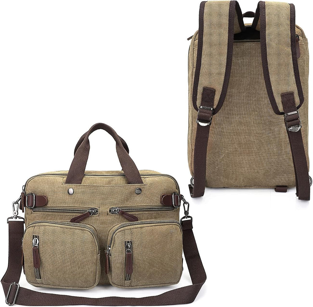 Vintage Canvas Messenger Bag for Laptop N217554