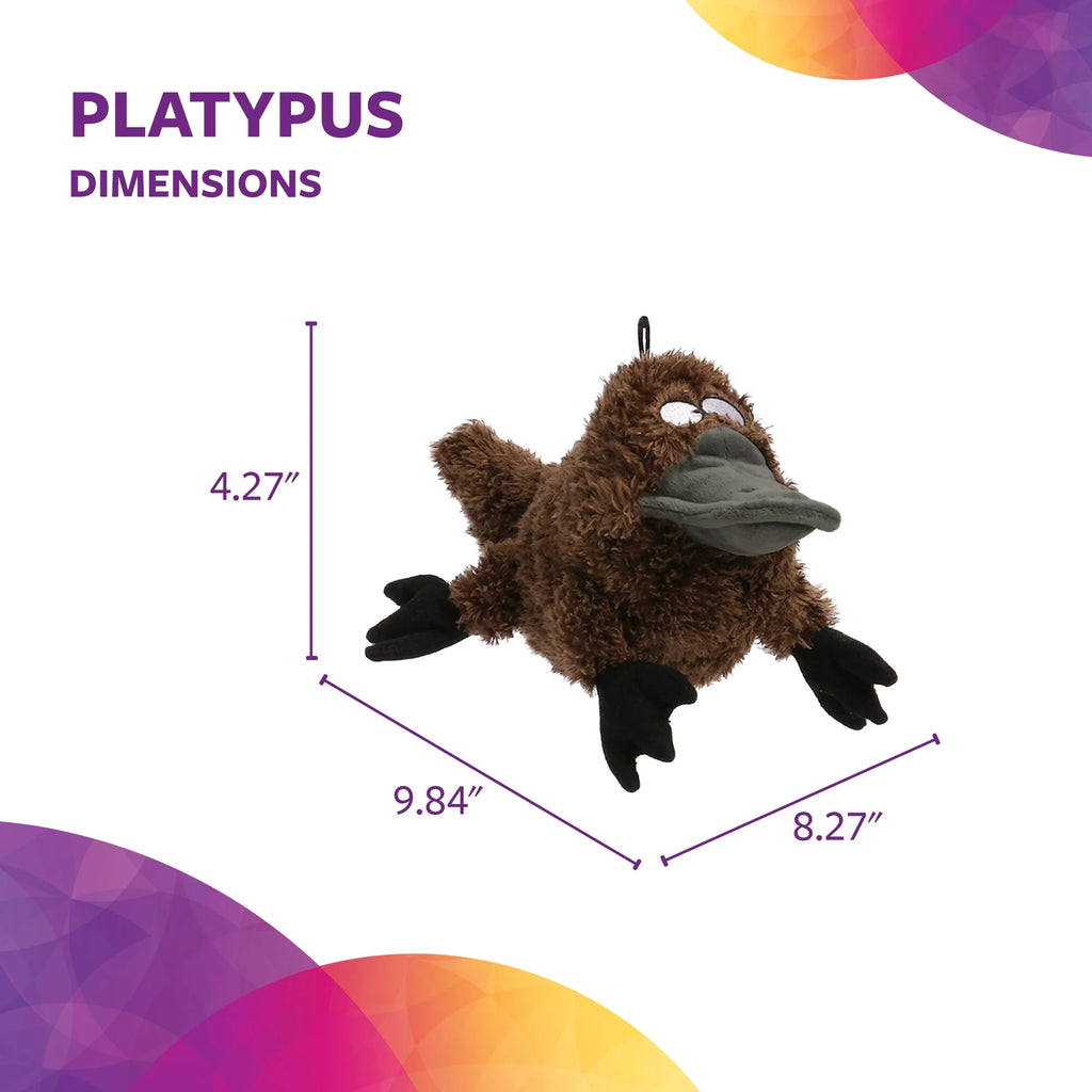 Brown Large Plush Dog Toy with Chew Guard Y723