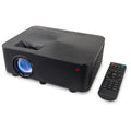 Black Home Theater Projector with Remote and HDMI Cable N402