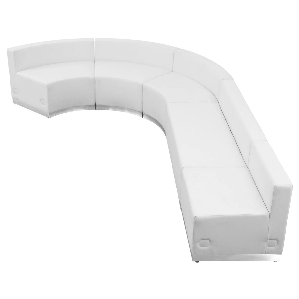 5 PC White Modular Reception Configuration Y28098