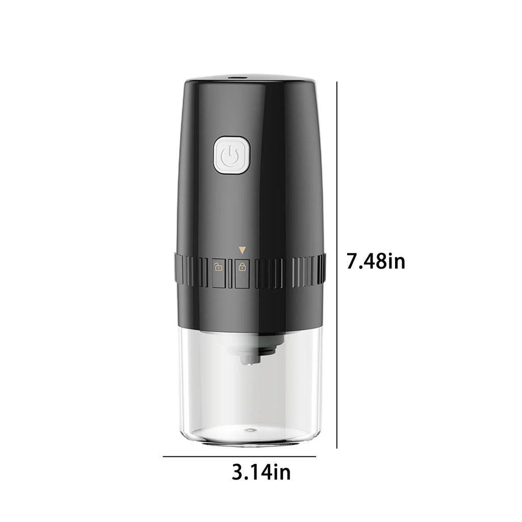 Black Cordless Electric Burr Coffee Grinder X2206