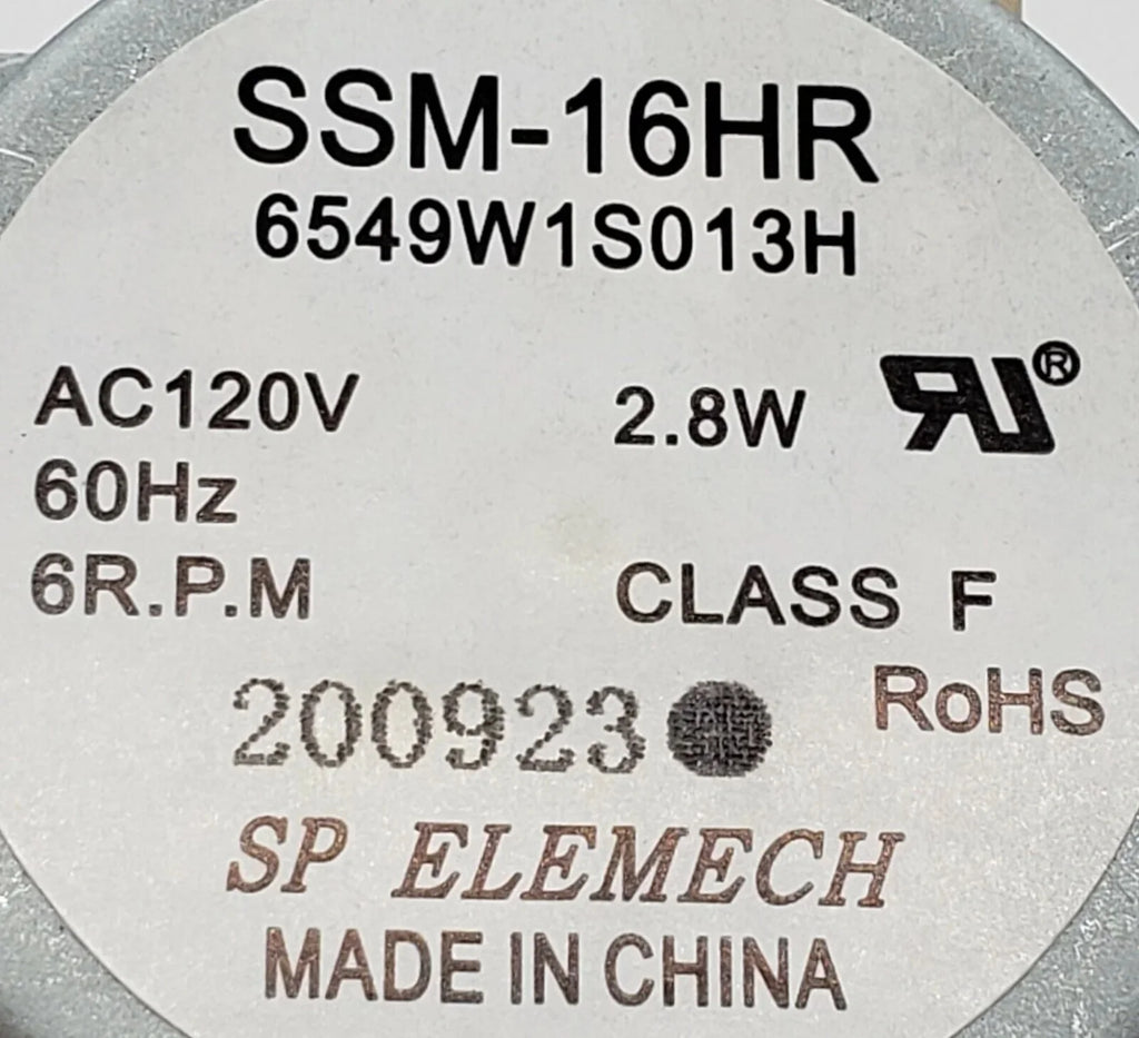 Microwave Turntable Motor M919450