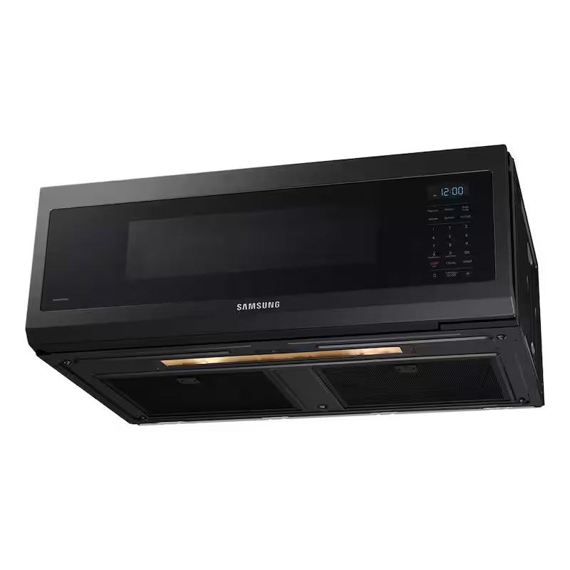 30 in. 1.1 cu. ft. Black Stainless Steel Over-the-Range Microwave X555116