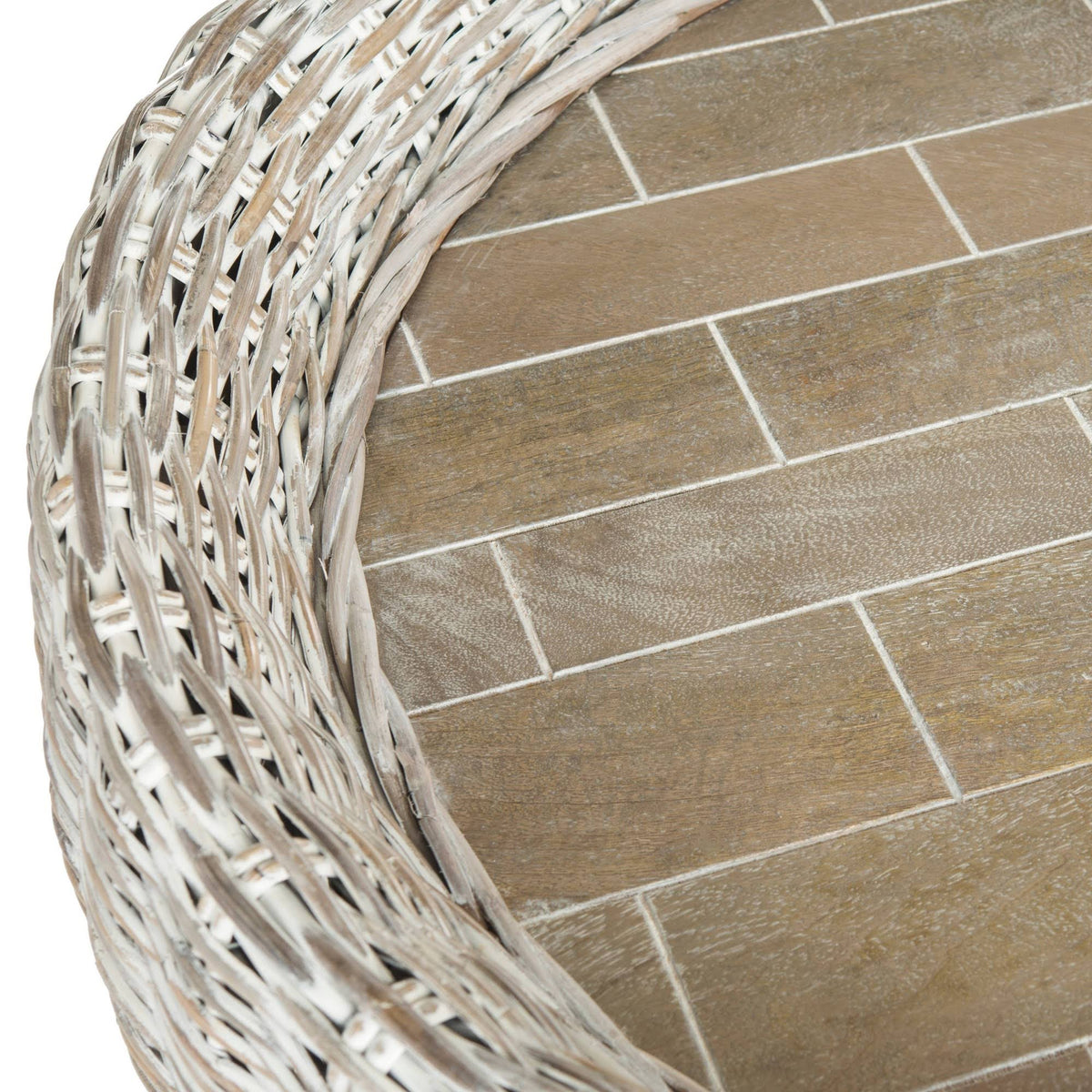 Grey Wood Top Coffee Table P585