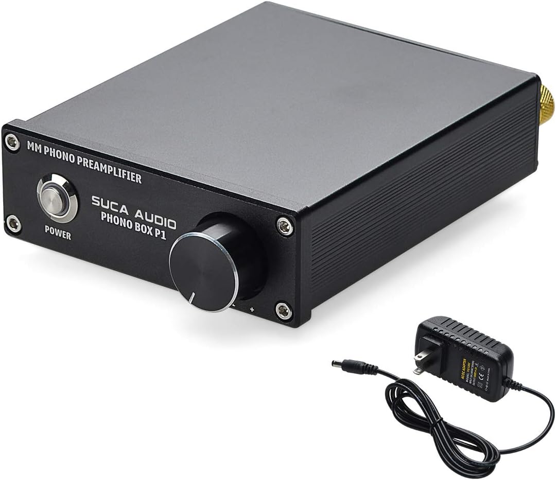 Phono Preamp with Gain Gear Mini Hi-Fi Stereo W57419