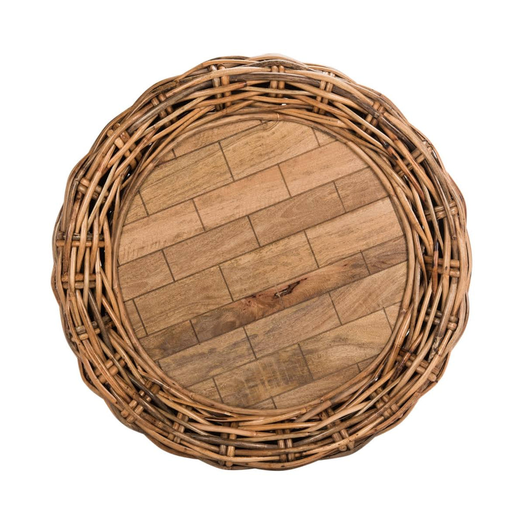 Grey Wood Top Coffee Table P585