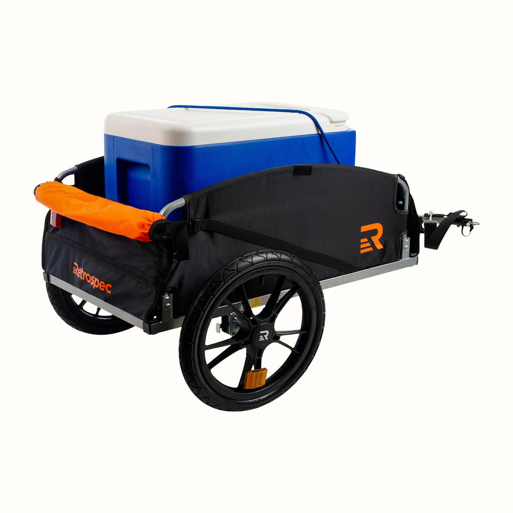 Teal Foldable Bicycle Cargo Trailer I467251