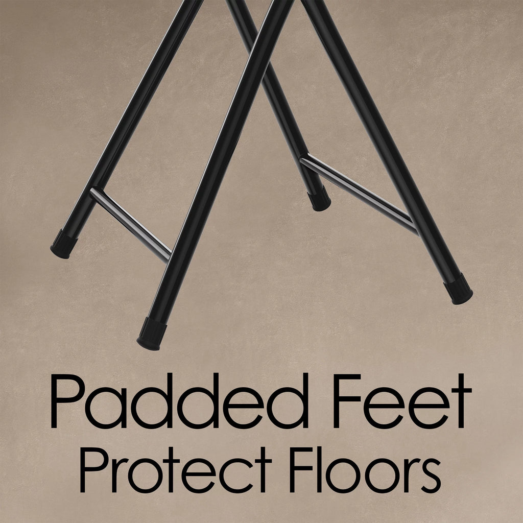 Black 18-inch Folding Stool X5028