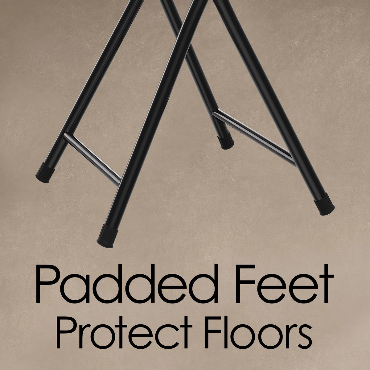 Black 18-inch Folding Stool X5028