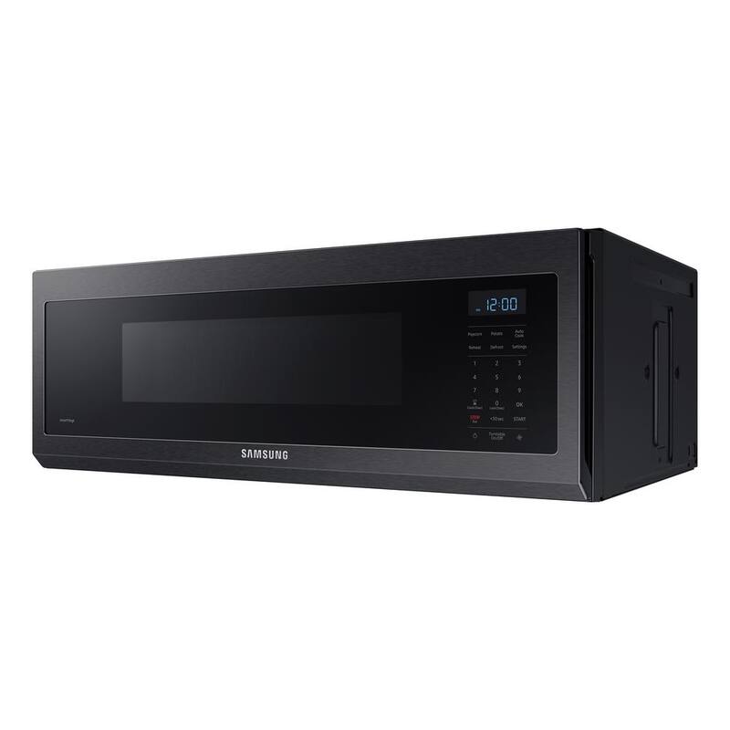 30 in. 1.1 cu. ft. Black Stainless Steel Over-the-Range Microwave X555116